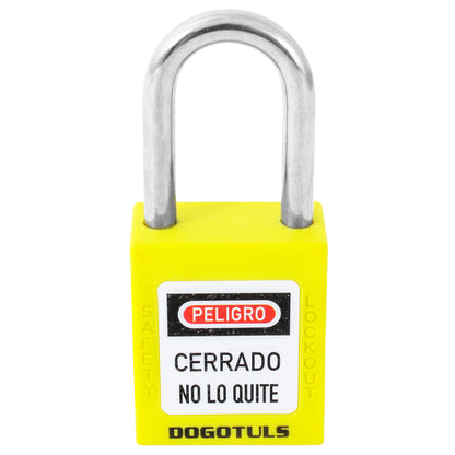 CANDADO BLOQUEO AMARILLO NY GANCHO ACERO - RL9011