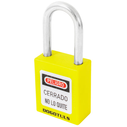 CANDADO BLOQUEO AMARILLO NY GANCHO ACERO - RL9011