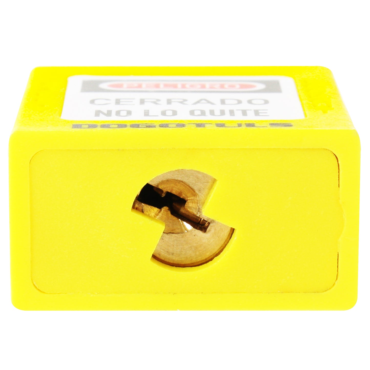 CANDADO BLOQUEO AMARILLO NY GANCHO ACERO - RL9011