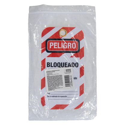 ETIQUETA IDENTIFICACION BLOQUEO (LOTO) - RL9353