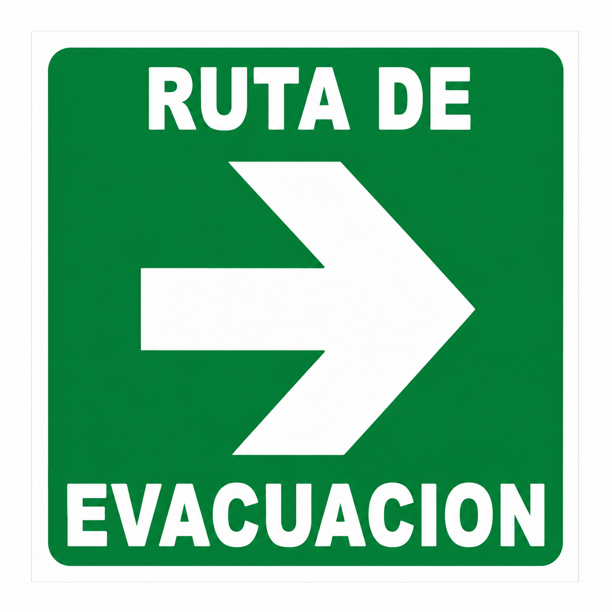 Señalamiento Ruta de Evacuación