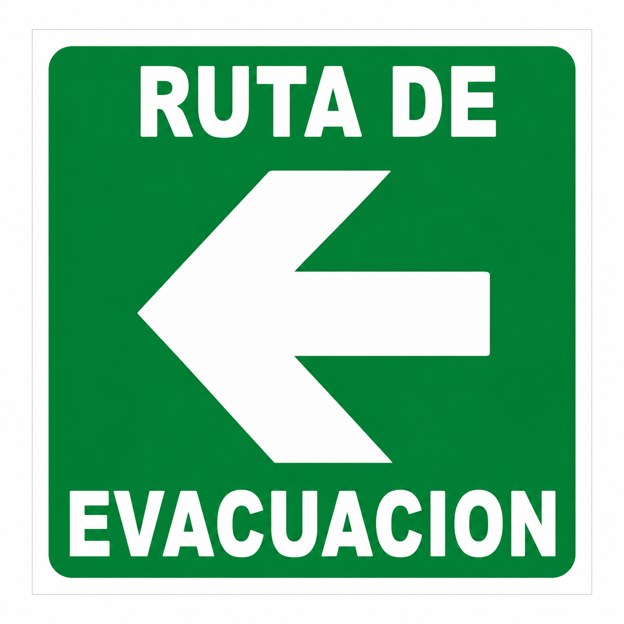 Señalamiento Ruta de Evacuación