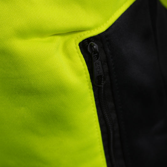Sudadera Con Capucha Seguridad Alta Visibilidad Ansi Jyrsa Color Amarillo