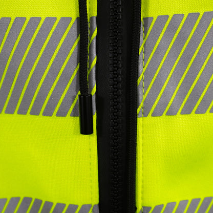 Sudadera Con Capucha Seguridad Alta Visibilidad Ansi Jyrsa Color Amarillo