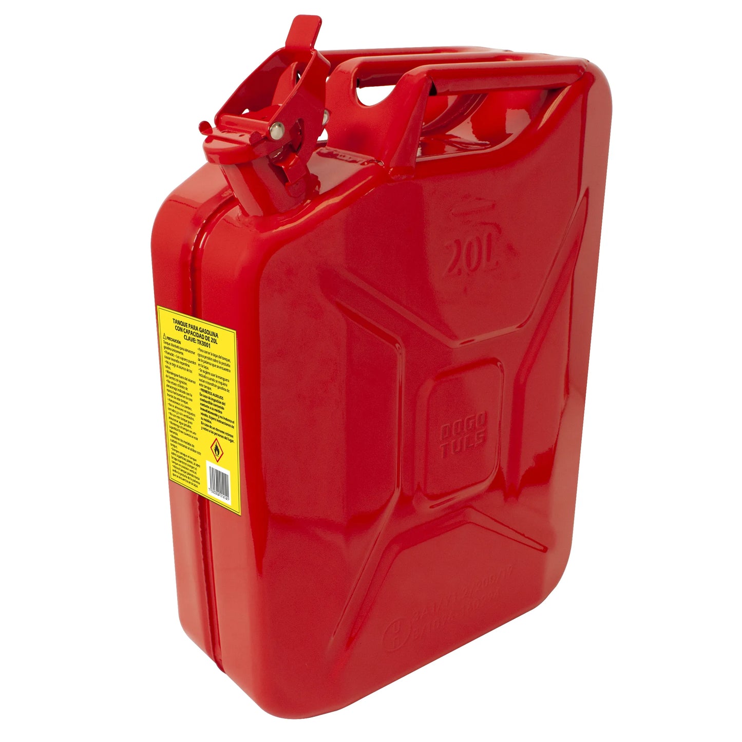TANQUE DOGOTULS ROJO GASOLINA 20L D1 - TK3001