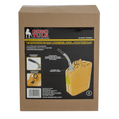 TANQUE DOGOTULS AMARILLO DIESEL 20L D1 - TK3002